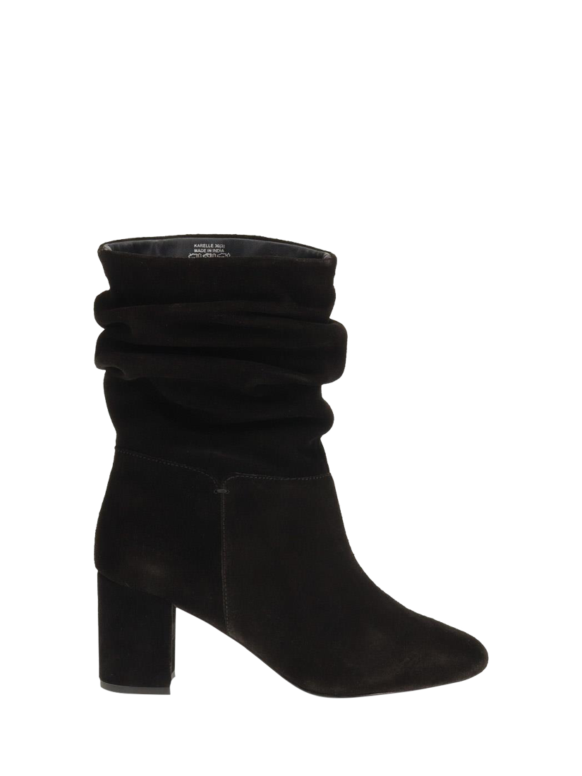 Jones Bootmaker Karelle Suede Slouchy Calf Boots