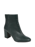 Jones Bootmaker Neptune 3 Leather Heeled Ankle Boots, Bottle Green