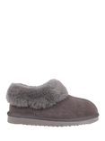 Jones Bootmaker Fabiola Sheepskin Faux Fur Lined Slippers, Grey