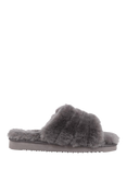 Jones Bootmaker Falonda Faux Fur Mule Slippers, Grey