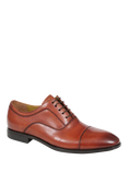 Jones Bootmaker Middleham Waxed Leather Oxford Shoes, Cognac