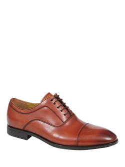 Jones Bootmaker Middleham Waxed Leather Oxford Shoes - view 2, Cognac