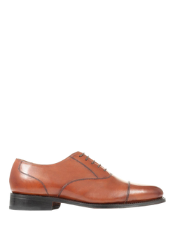 Jones Bootmaker Barnet Leather Oxford Shoes, Cognac