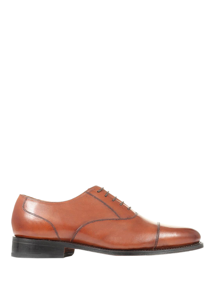 Jones Bootmaker Barnet Leather Oxford Shoes, Cognac