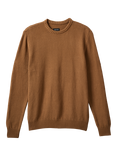 Brixton Waffle Knit Cotton Jumper, Tiger's Eye