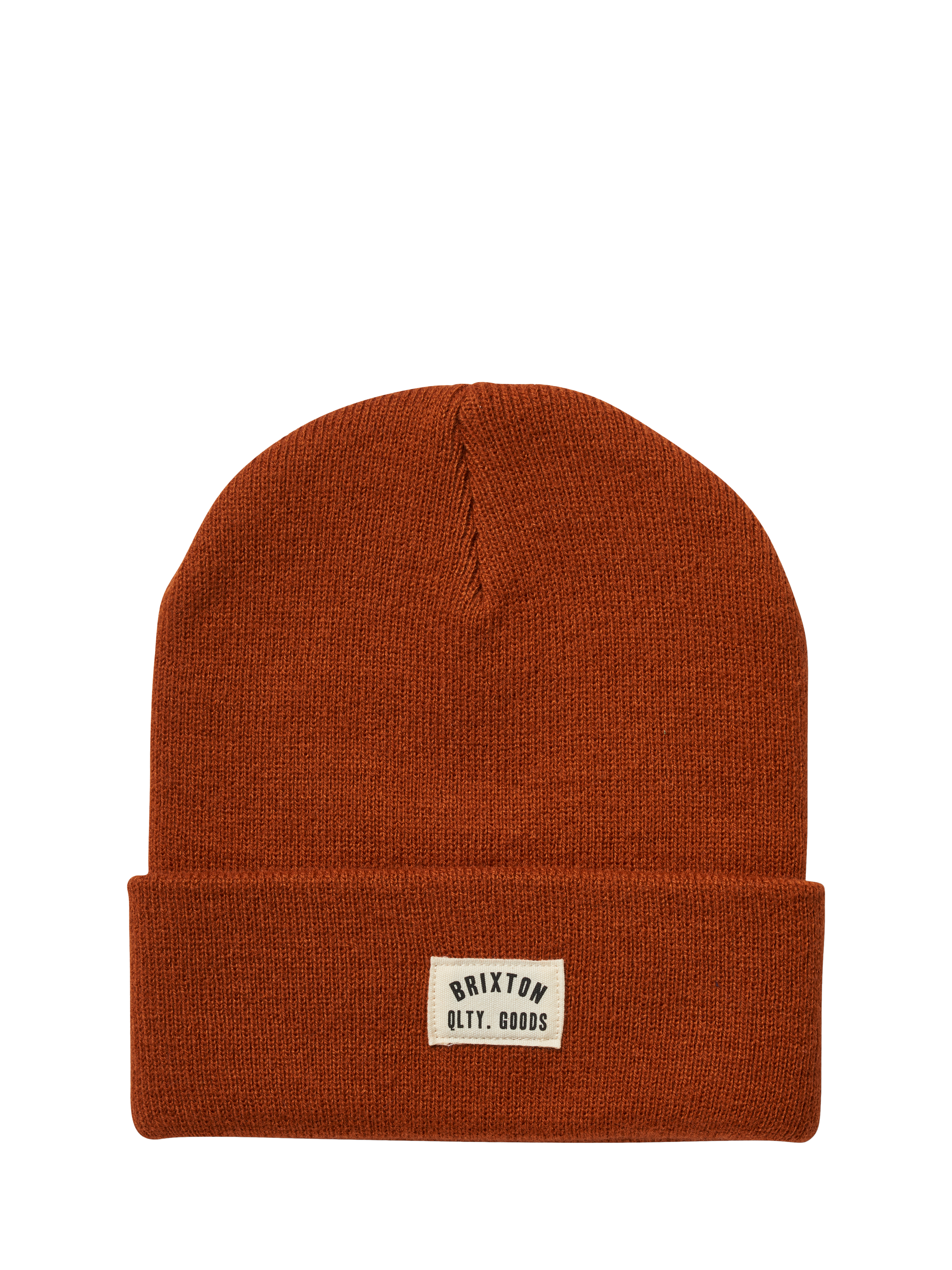 Brixton Woodburn Watch Cap Beanie, Rusty Orange
