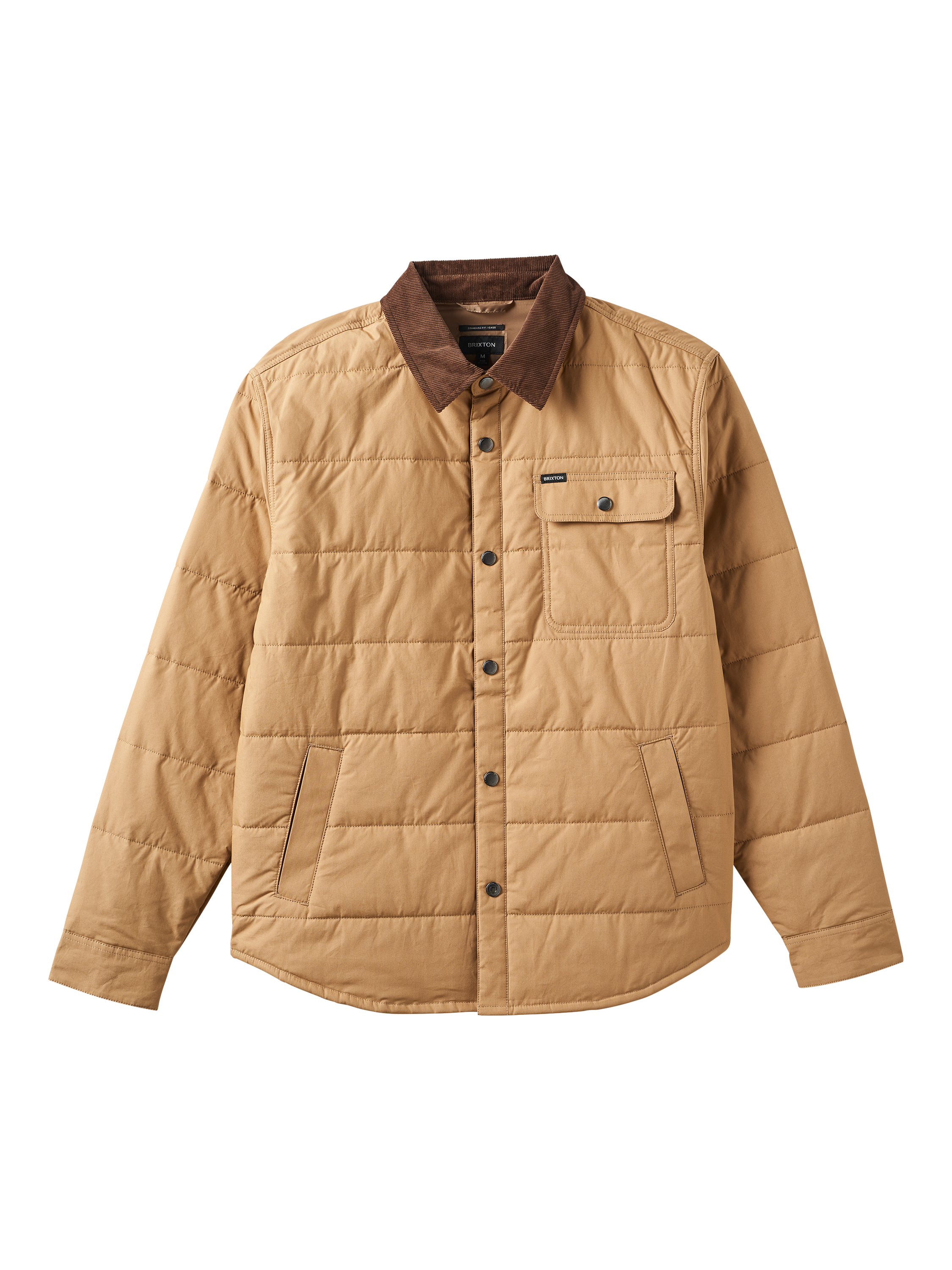 Brixton Cass Lightweight Utility Jacket, Tiger's Eye