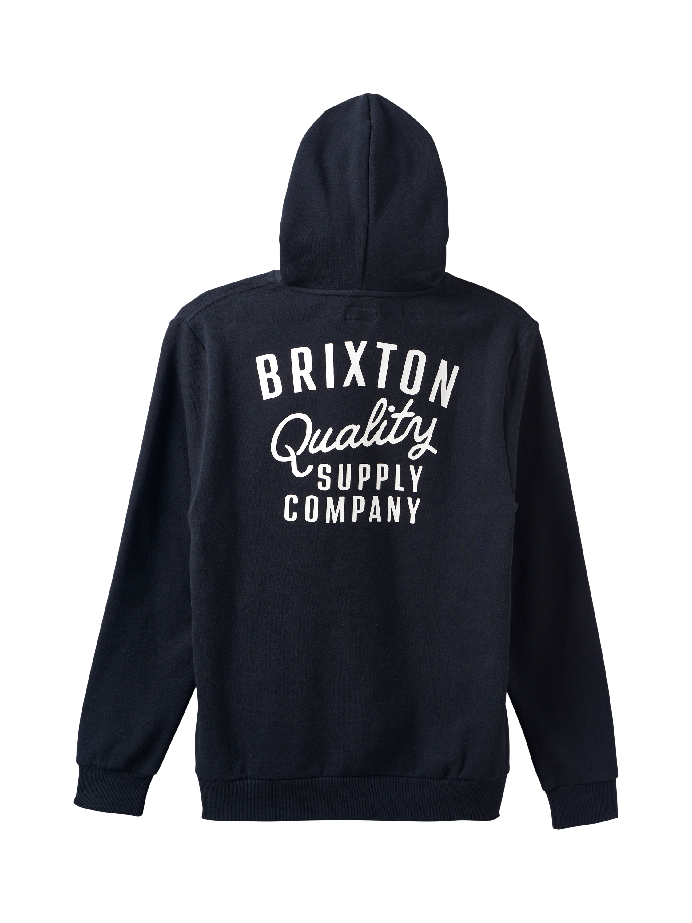 Brixton Hubal Cotton Blend Hoodie Black