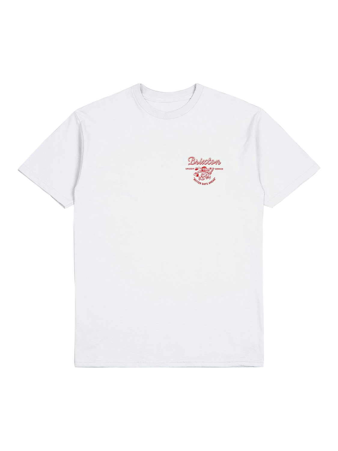 Brixton Better Days Cotton T-Shirt, White