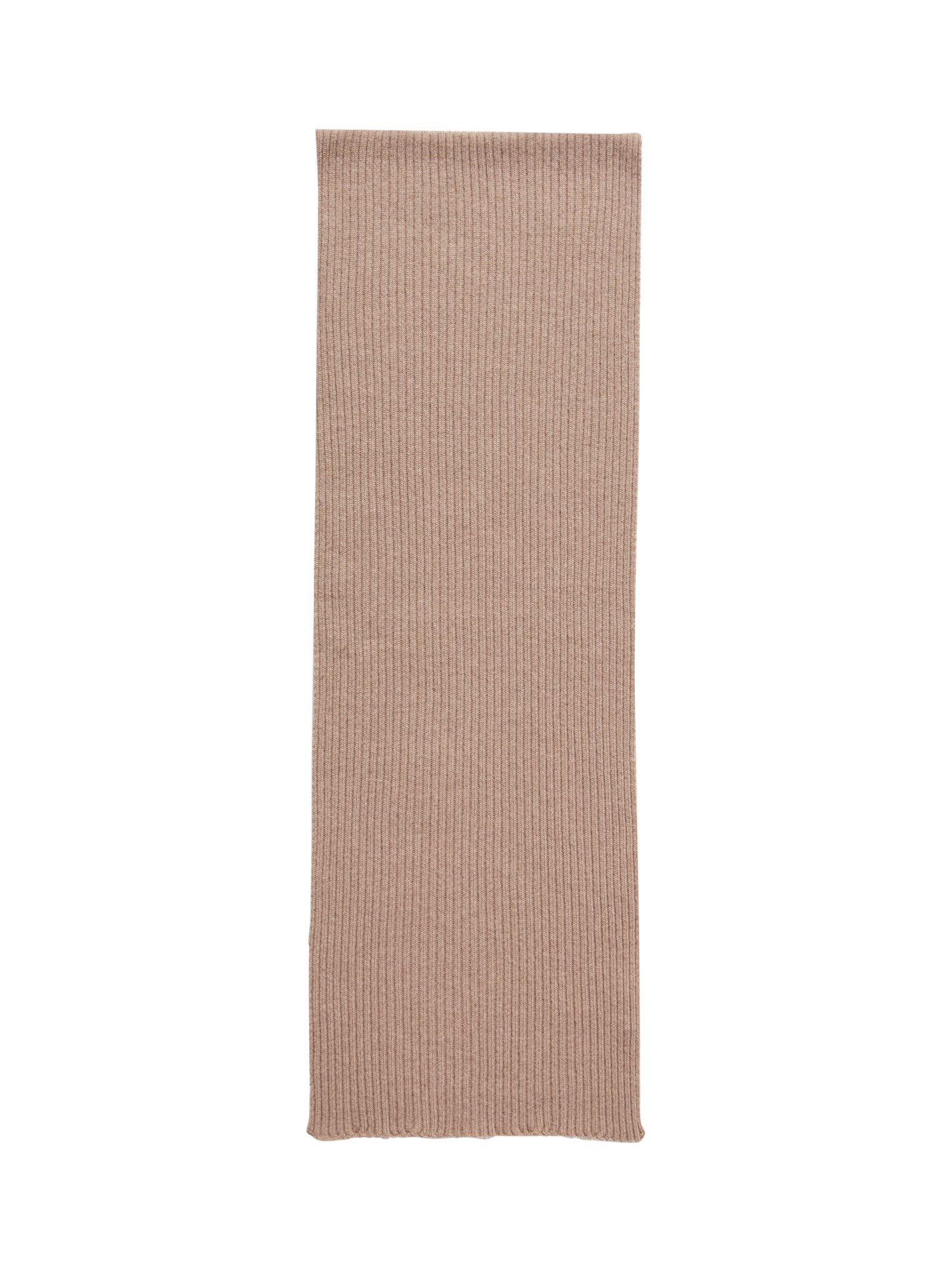 Product image 1 of 2, which shows SISLEY Solid Colour Wool Cashmere Blend Scarf, Beige, One Size