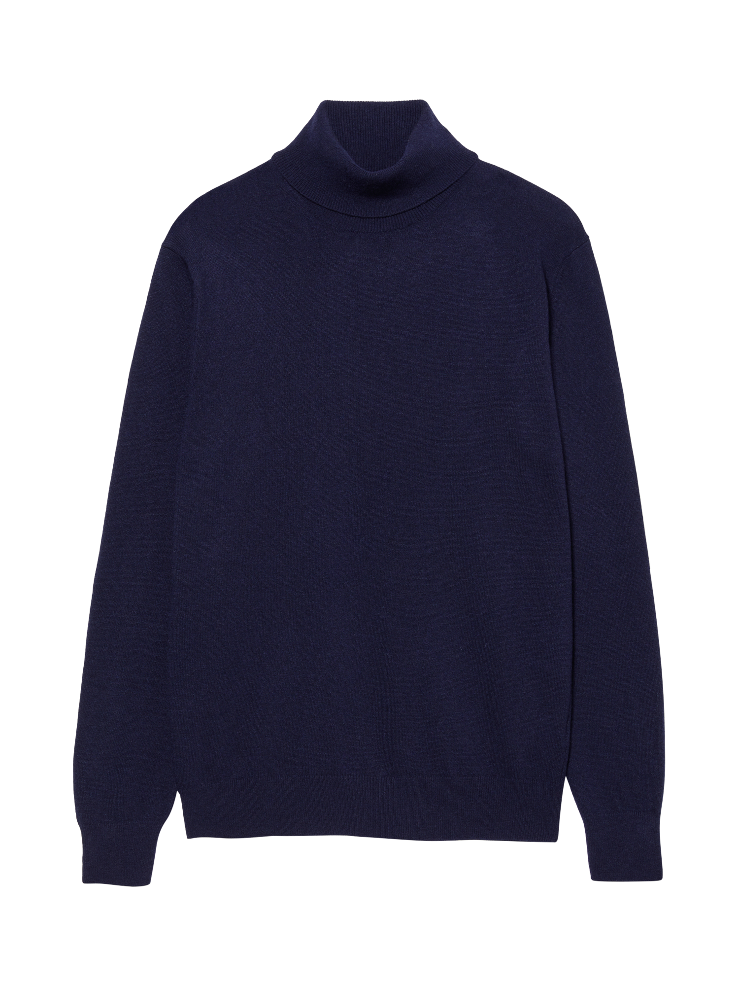 Product image 5 of 5, which shows SISLEY Roll Neck Wool Cashmere Blend Jumper, Navy, XXL