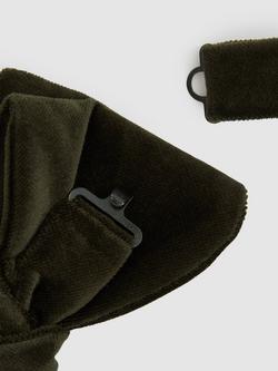 Reiss Hike Velvet Bow Tie - view 2, Emerald