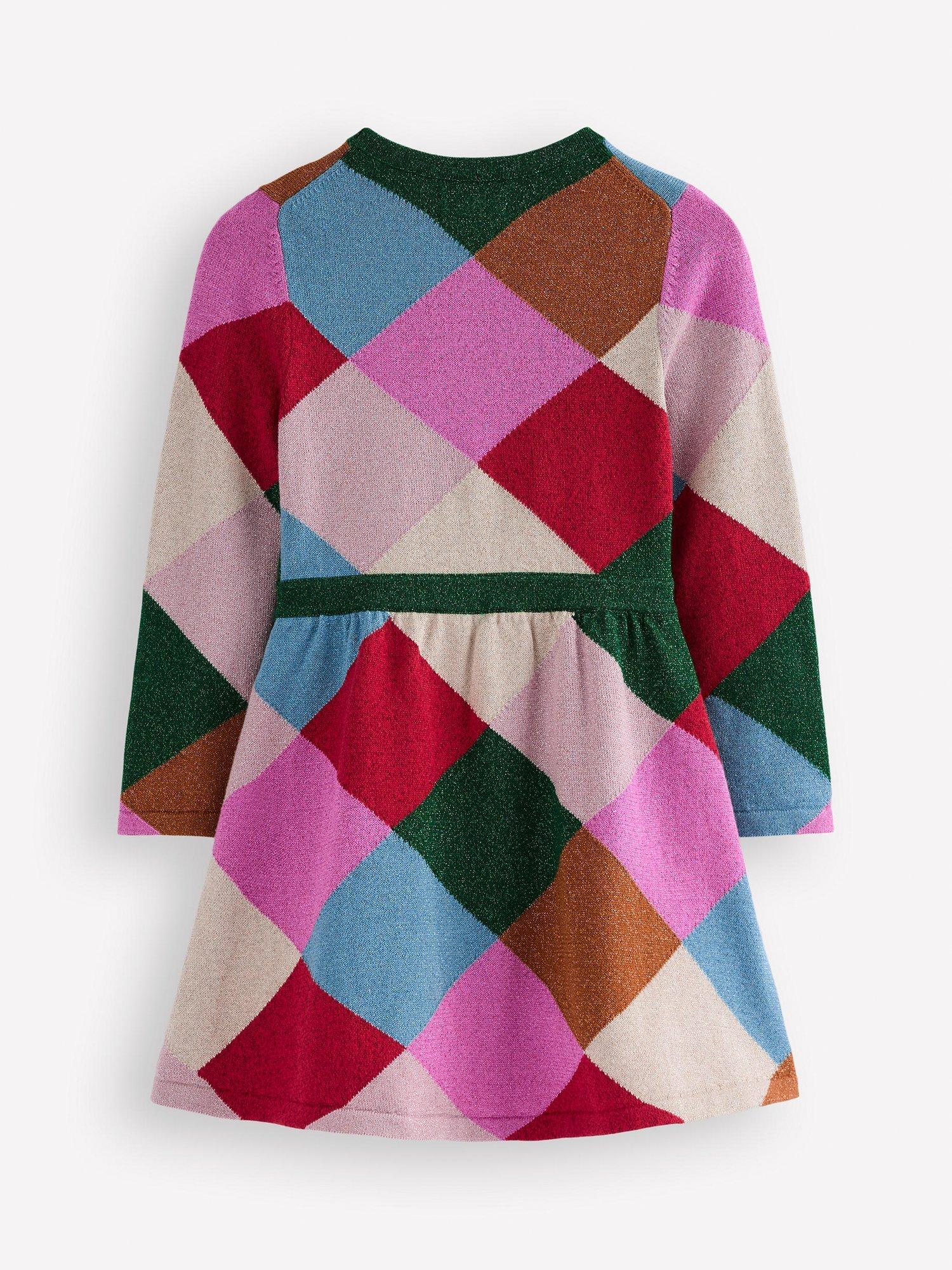 Rainbow knit dress best sale