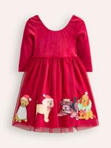 Mini Boden online red fairy tulle dress