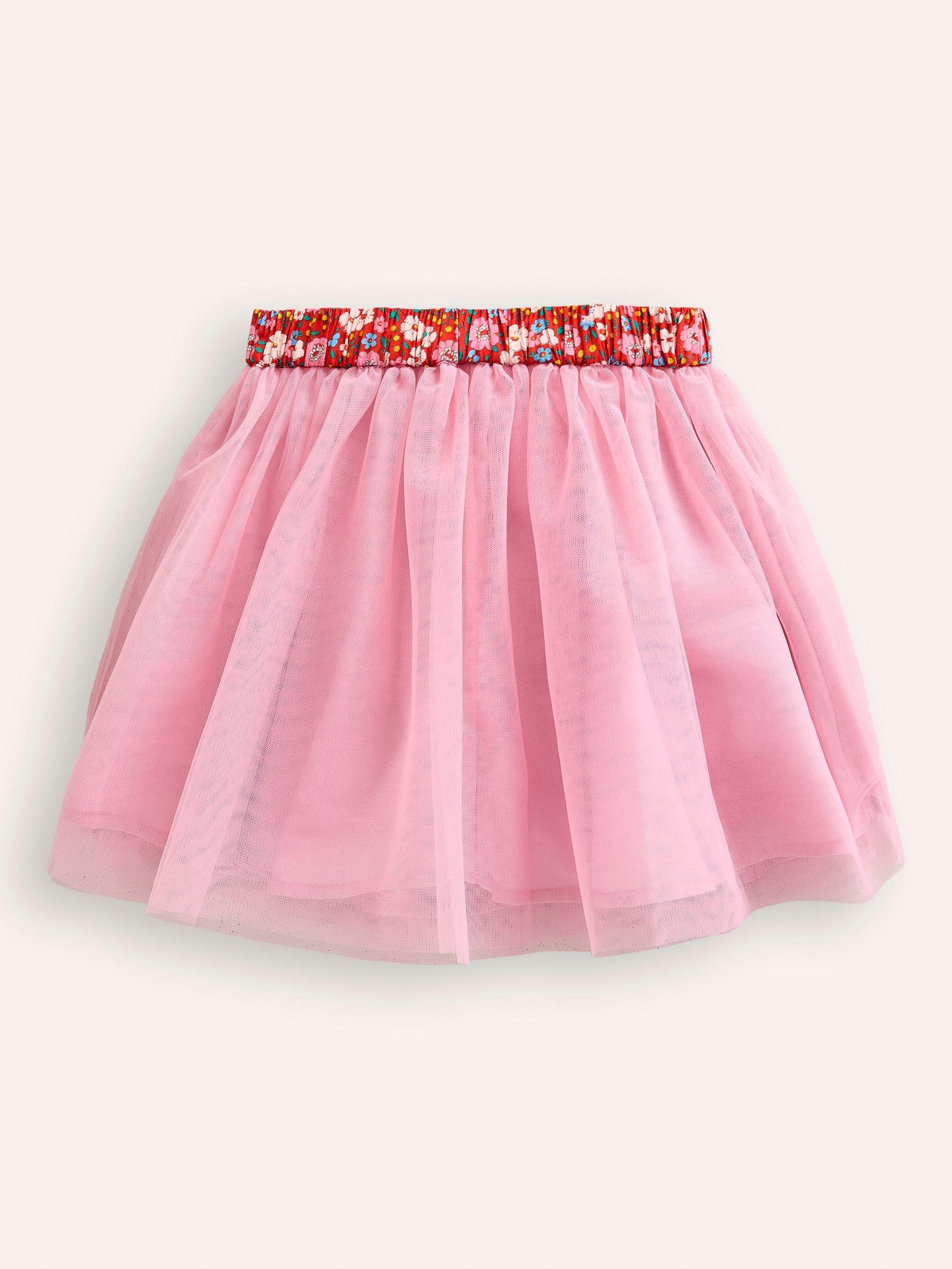 Pink tulle skirt mini best sale