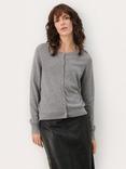 Part Two Ellah Wool Cashmere Blend Cardigan, Night Sky, Grey Melange