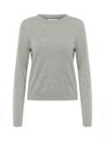 Part Two Jaylyn Wool Rich Jumper, Grey Melange