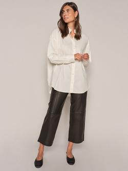 MOS MOSH Danika Pure Organic Cotton Shirt, Ecru - view 2, Ecru