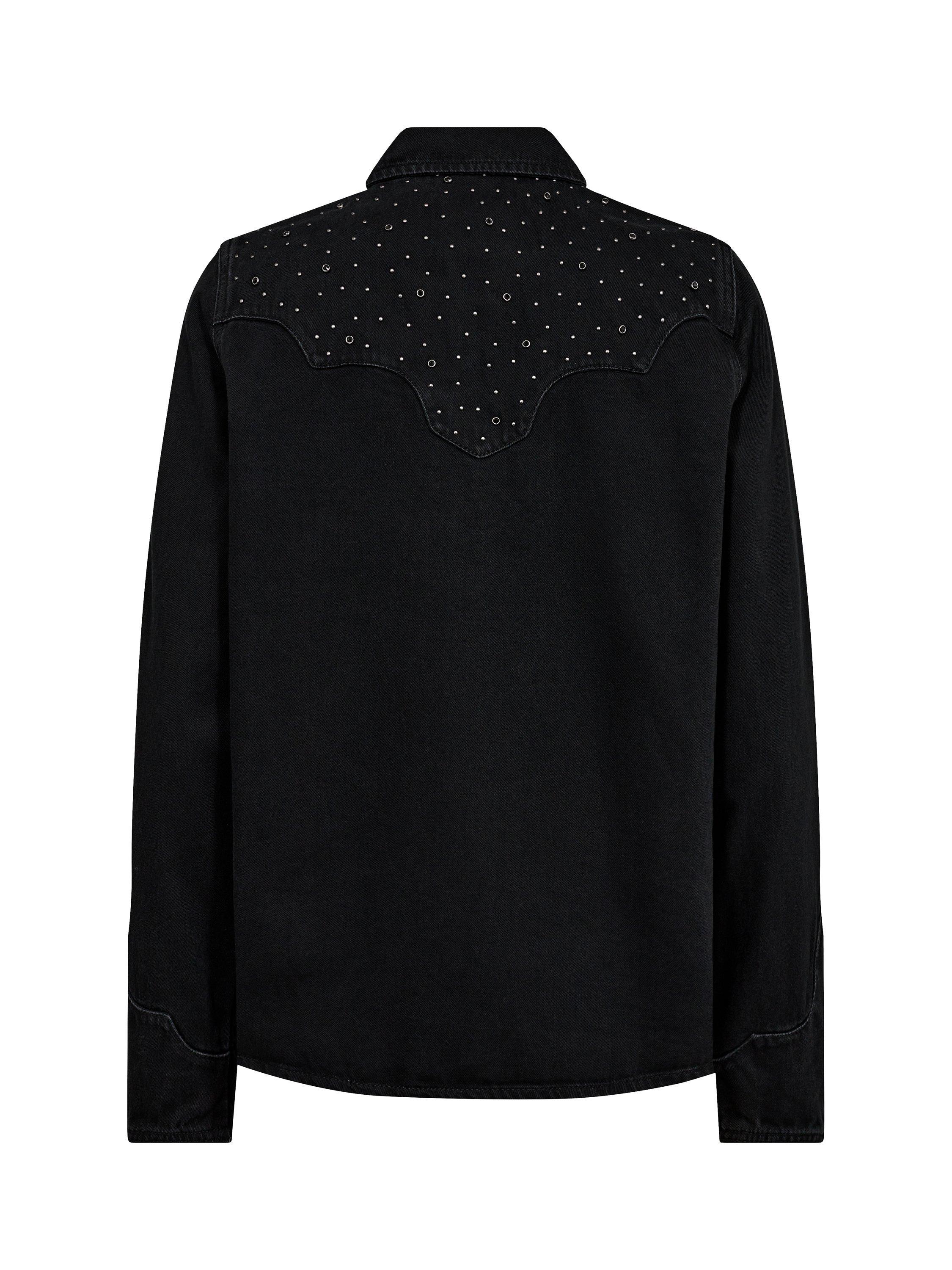 Product image 5 of 7, which shows MOS MOSH Evira Denim Shirt, Black, XS