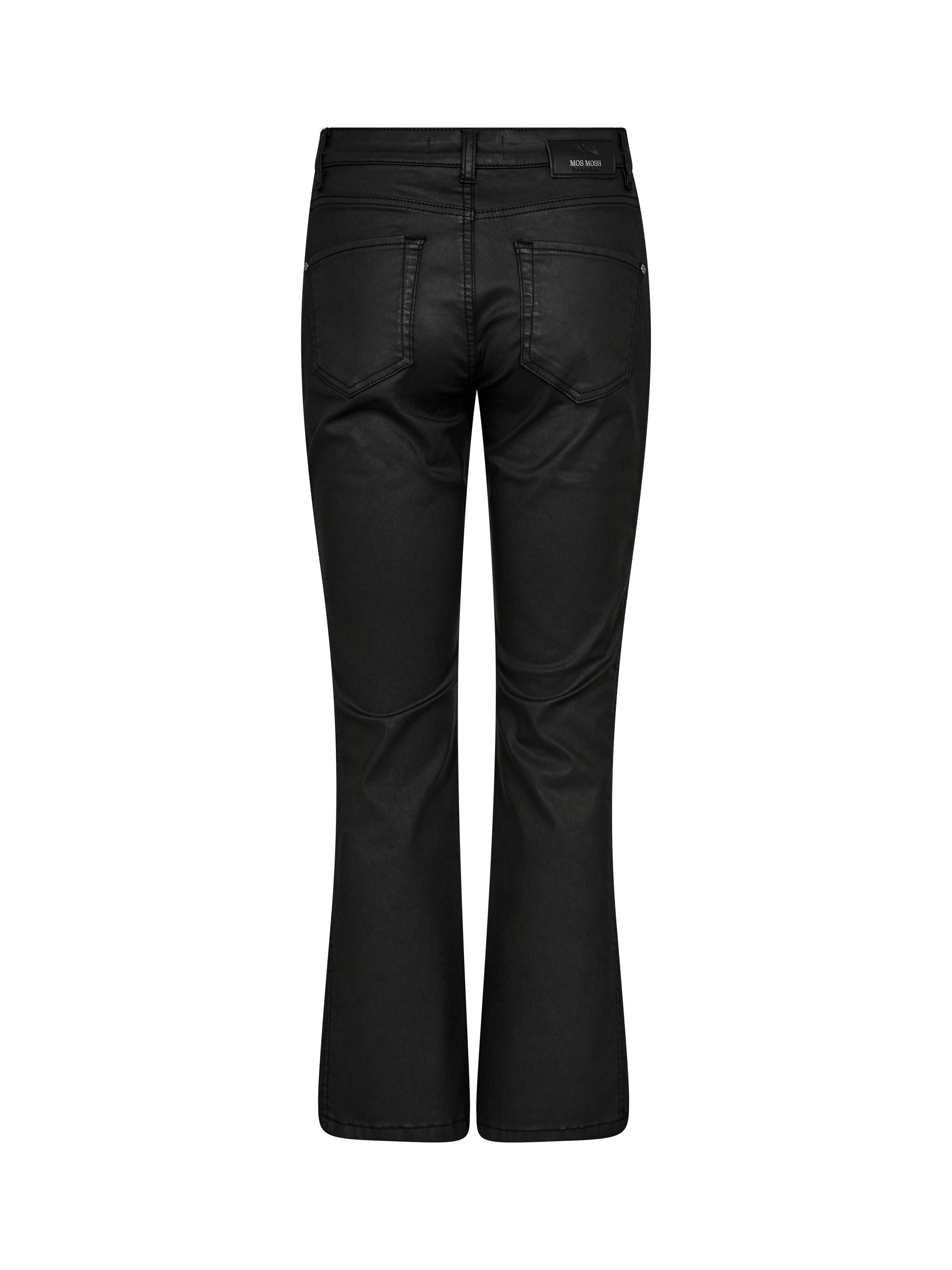 Product image 4 of 4, which shows MOS MOSH Ashley Faux Leather Jeans, Black, 26R