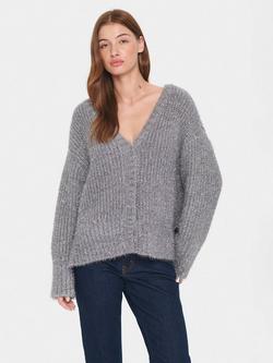 Saint Tropez Halfa Sparkle Cardigan, Silver