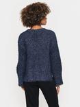 Saint Tropez Halfa Sparkle Cardigan, Night Sky