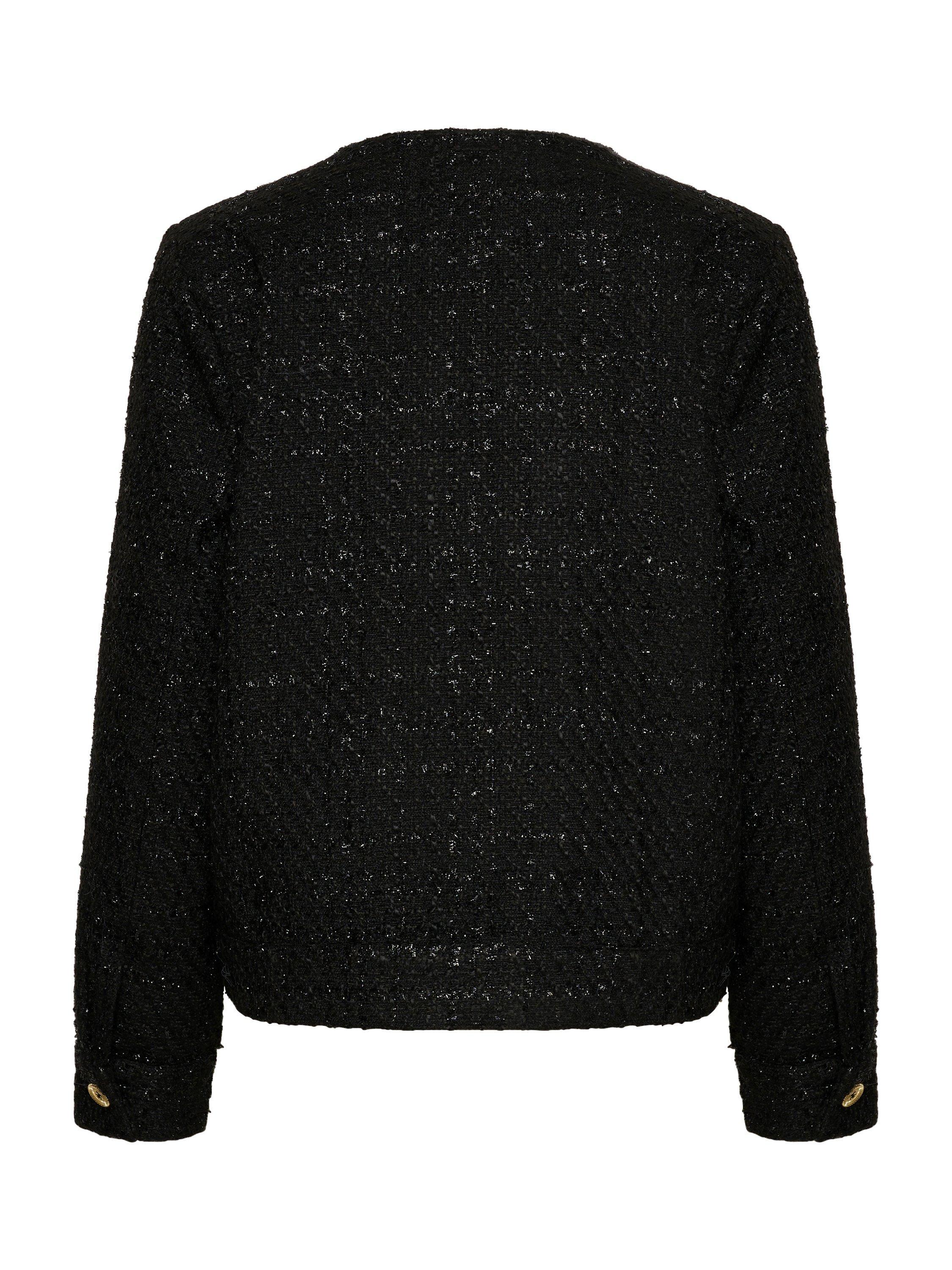Product image 6 of 6, which shows Saint Tropez Hennie Boucle Jacket, Black, XS