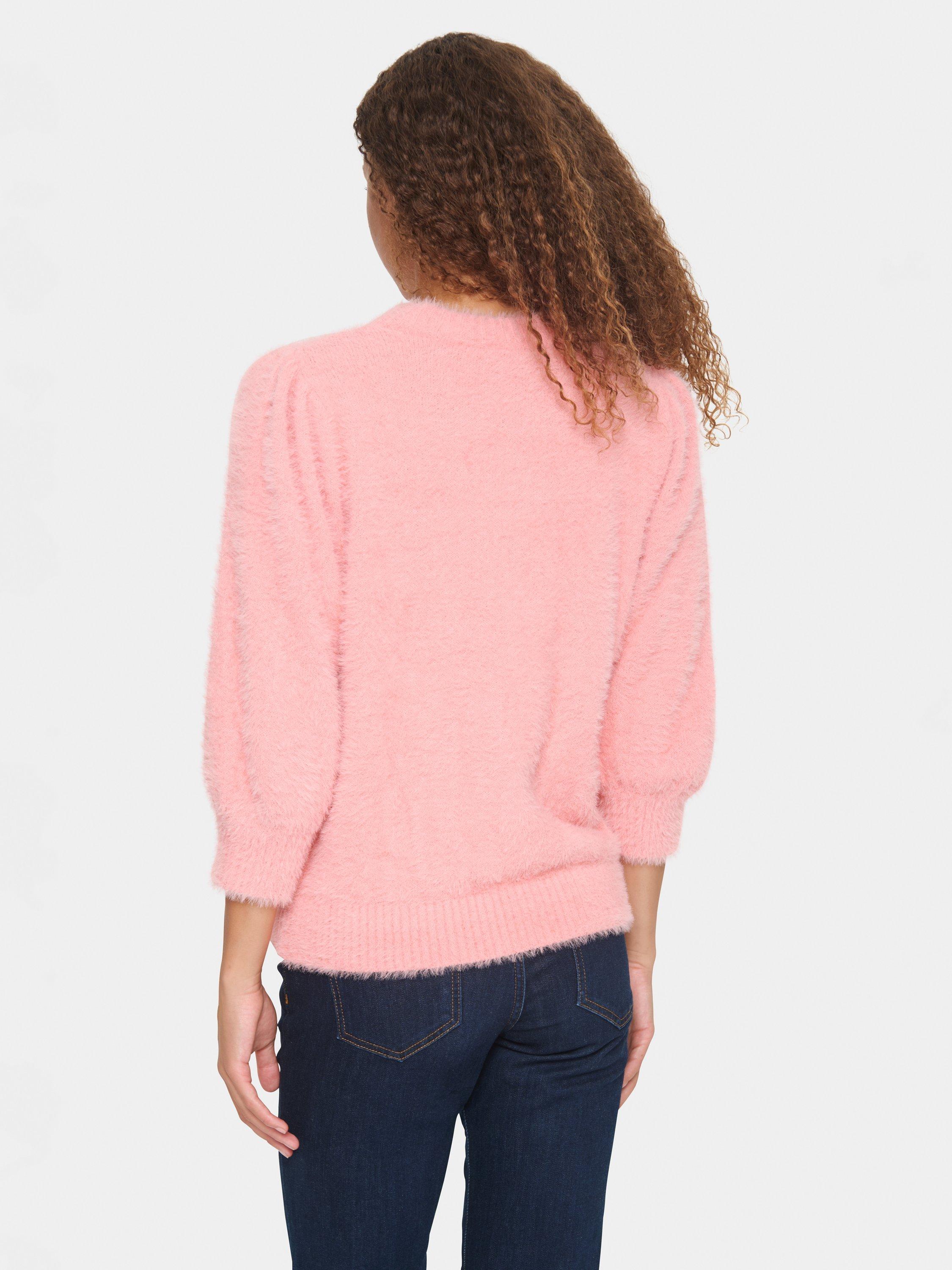 Product image 2 of 6, which shows Saint Tropez Banni Fluffy Jumper, Pink Nectar, XS