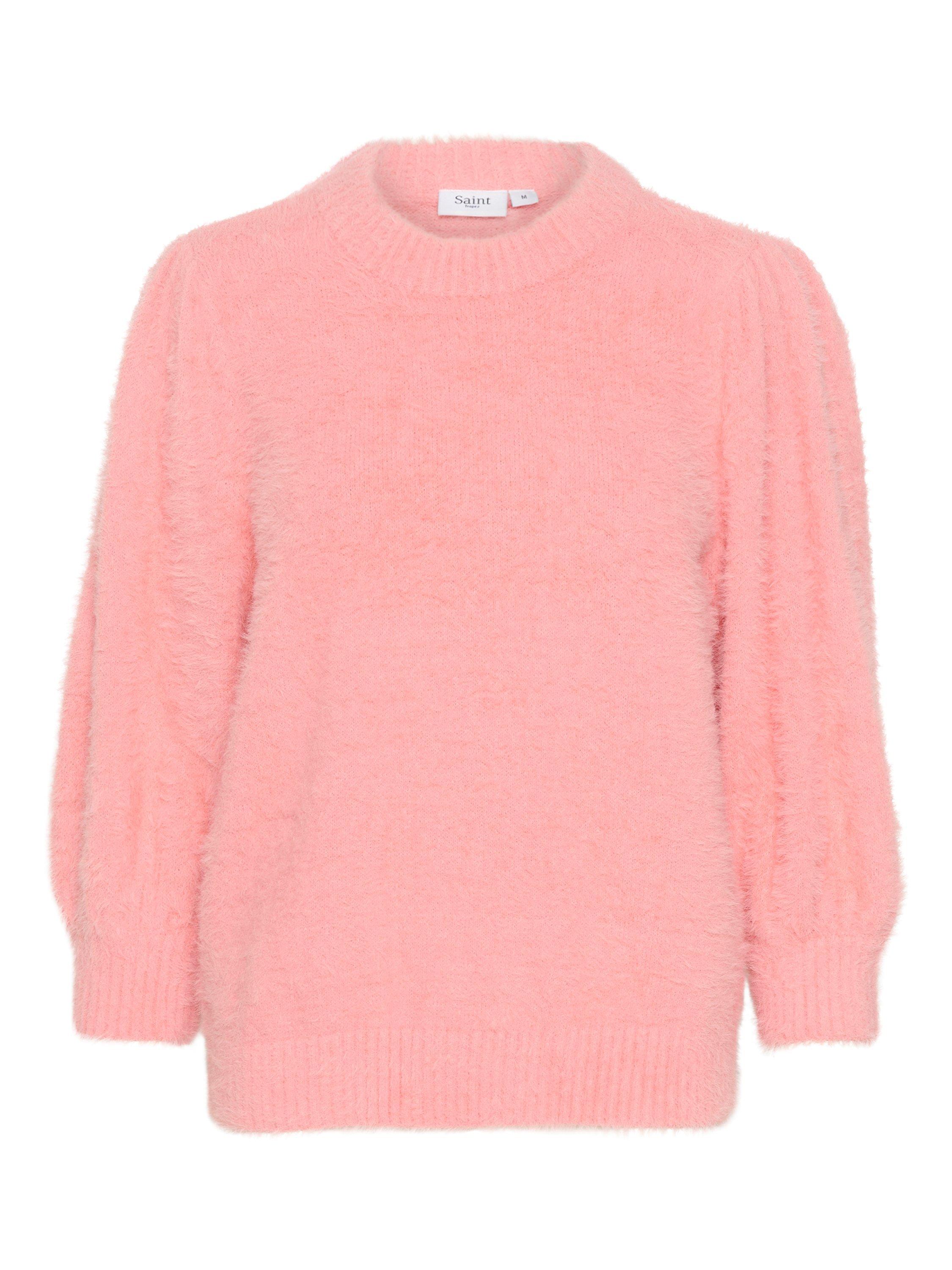 Product image 5 of 6, which shows Saint Tropez Banni Fluffy Jumper, Pink Nectar, XS