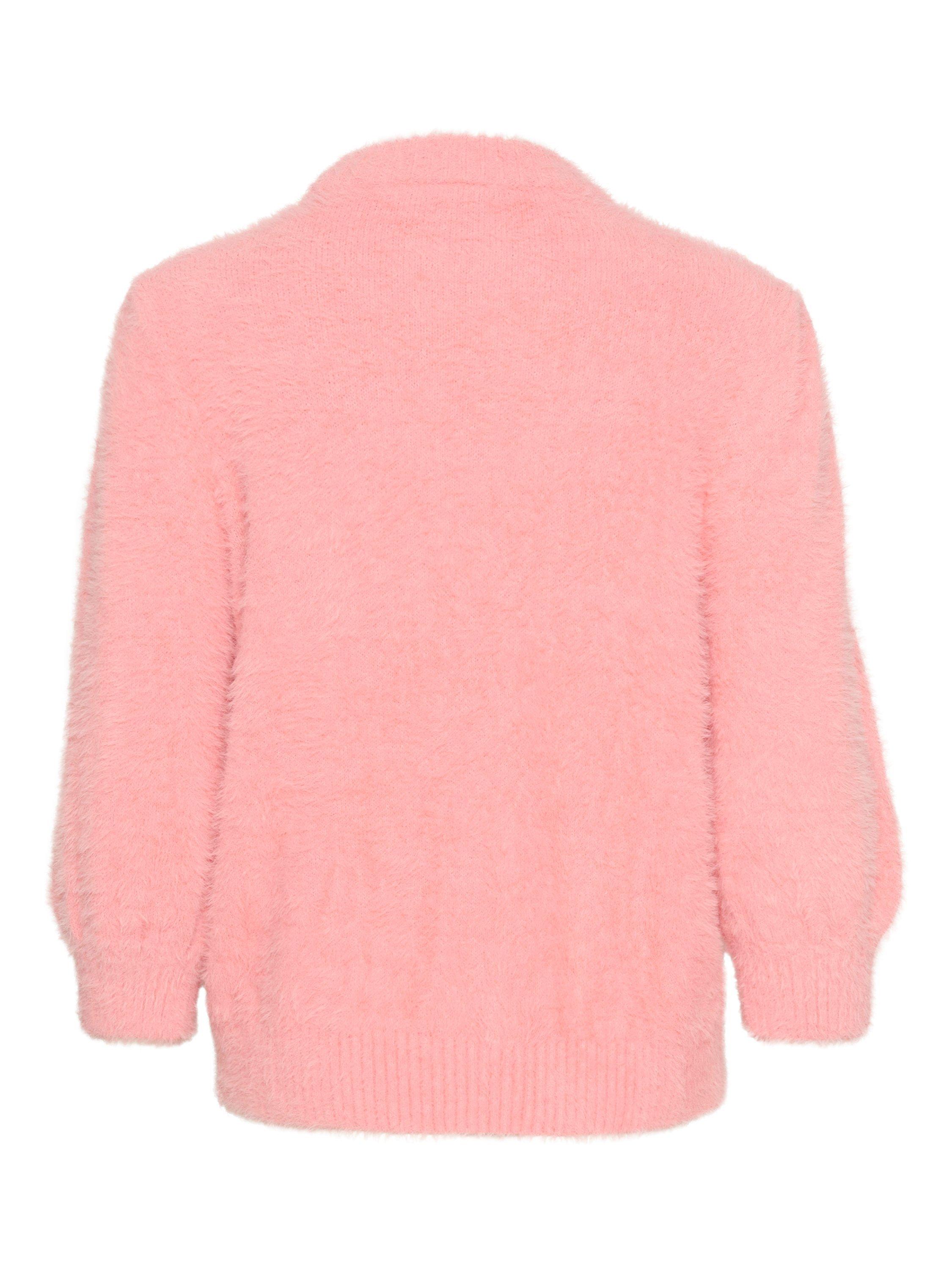 Product image 6 of 6, which shows Saint Tropez Banni Fluffy Jumper, Pink Nectar, XS