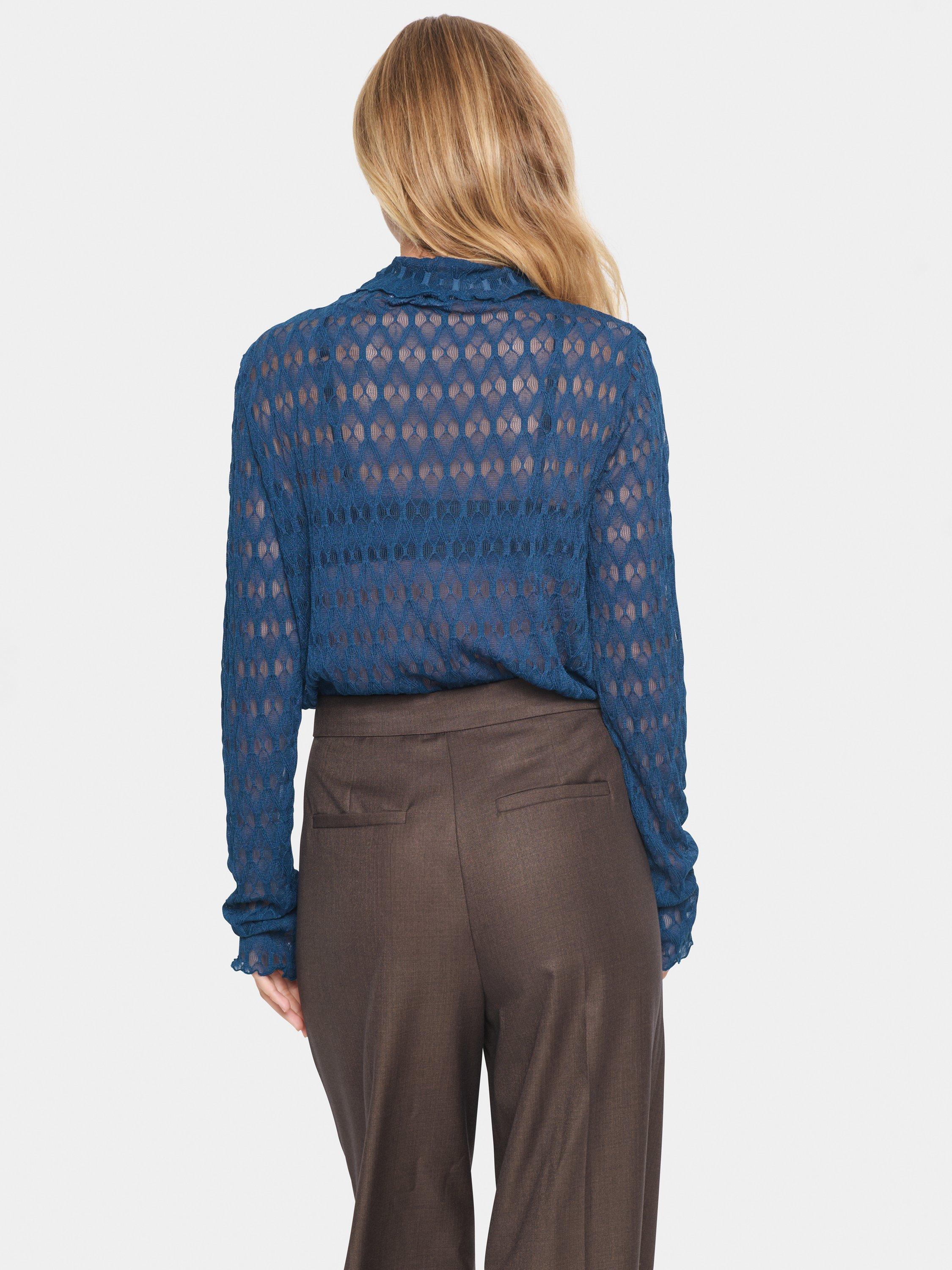 Product image 2 of 6, which shows Saint Tropez Hattie Geometric Top, Titan, XS