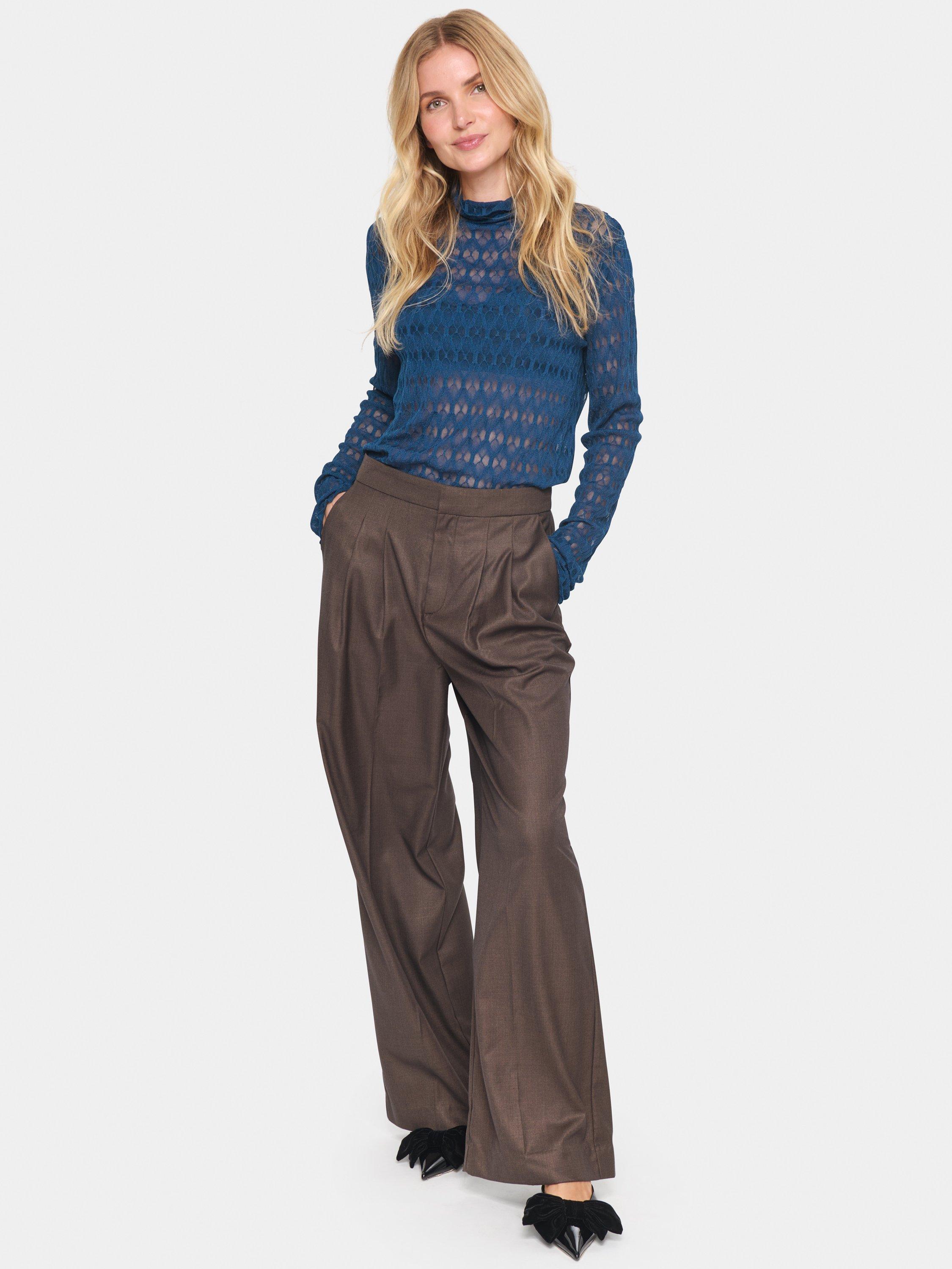 Product image 3 of 6, which shows Saint Tropez Hattie Geometric Top, Titan, XS