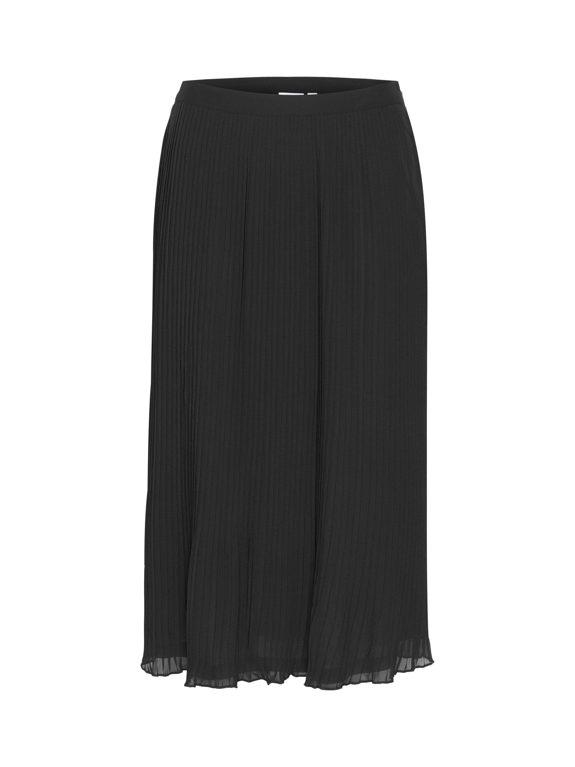 Product image 5 of 6, which shows Saint Tropez Hooma Pleated Skirt, Black, M