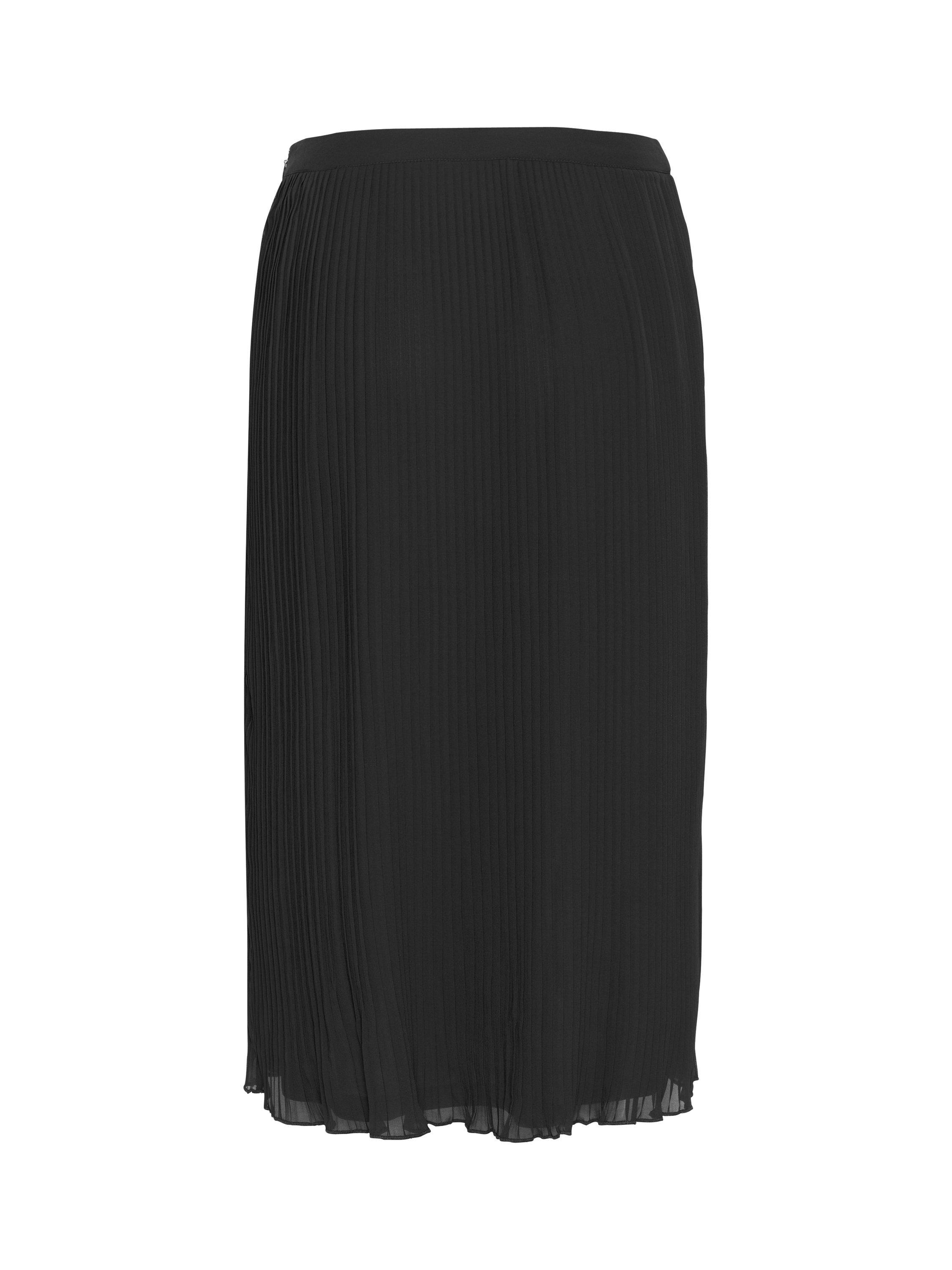 Product image 6 of 6, which shows Saint Tropez Hooma Pleated Skirt, Black, M