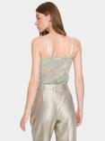 Saint Tropez Daisy Lace Plunge Top