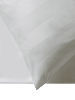 Jasper Conran London 500 Thread Count Satin Stripe Bedding - view 2, Lunar Rock