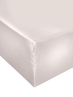 Jasper Conran London 500 Thread Count Supima Satin Extra Deep Fitted Sheet - view 2, Blush Pink