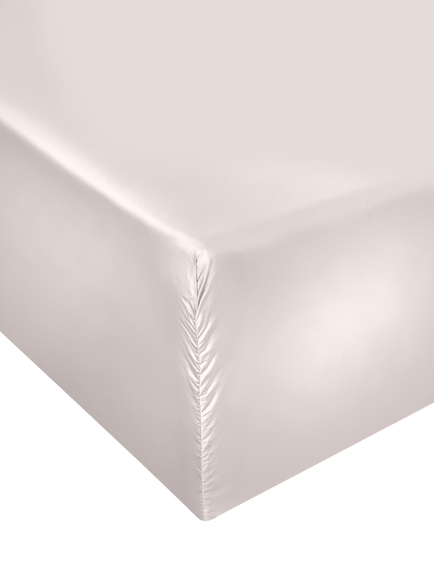 Jasper Conran London 500 Thread Count Supima Satin Extra Deep Fitted Sheet - view 2, Blush Pink