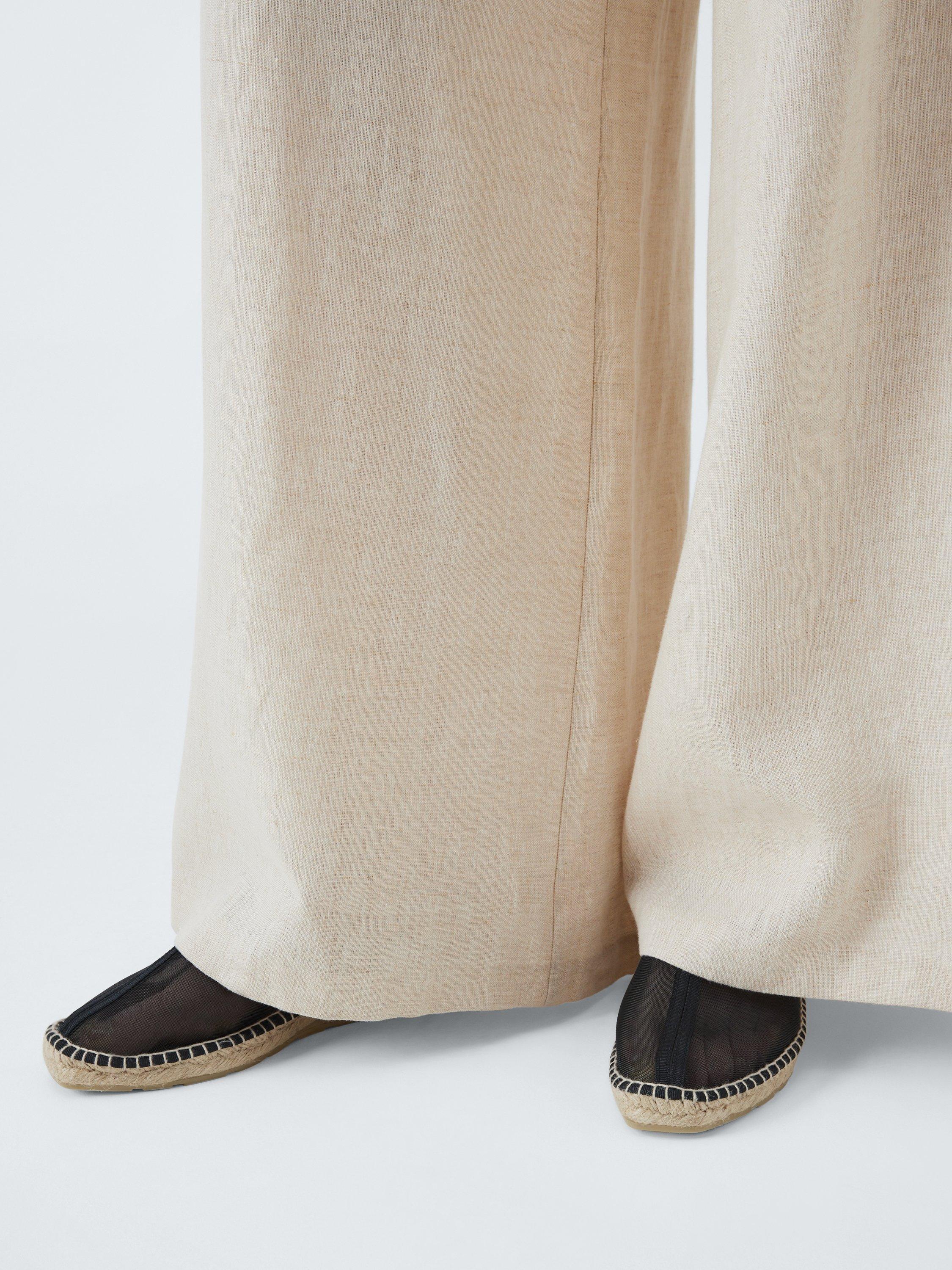 Product image 2 of 6, which shows John Lewis Nova Mesh High Cut Mule Espadrille Sandals, Black, 3