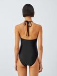 John Lewis Oasis Bandeau Swimsuit, Black