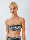 John Lewis Oasis Bandeau Bikini Top, Black
