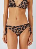 John Lewis Leopard Print Bunny Tie Bikini Bottoms, Animal