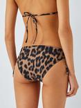 John Lewis Leopard Print Bunny Tie Bikini Bottoms, Animal