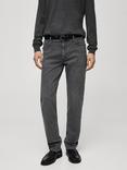 Mango Patrick Slim Fit Jeans, Open Grey Dark