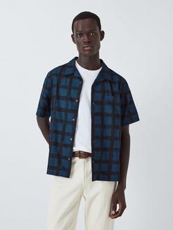 Gramicci Checkered Rayon Shirt, Midnight, Midnight