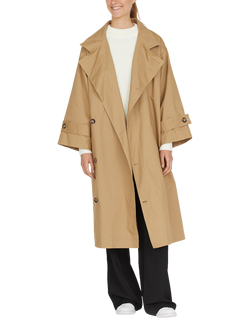 Sisters Point Dar Oversized Trench Coat, Camel, Camel