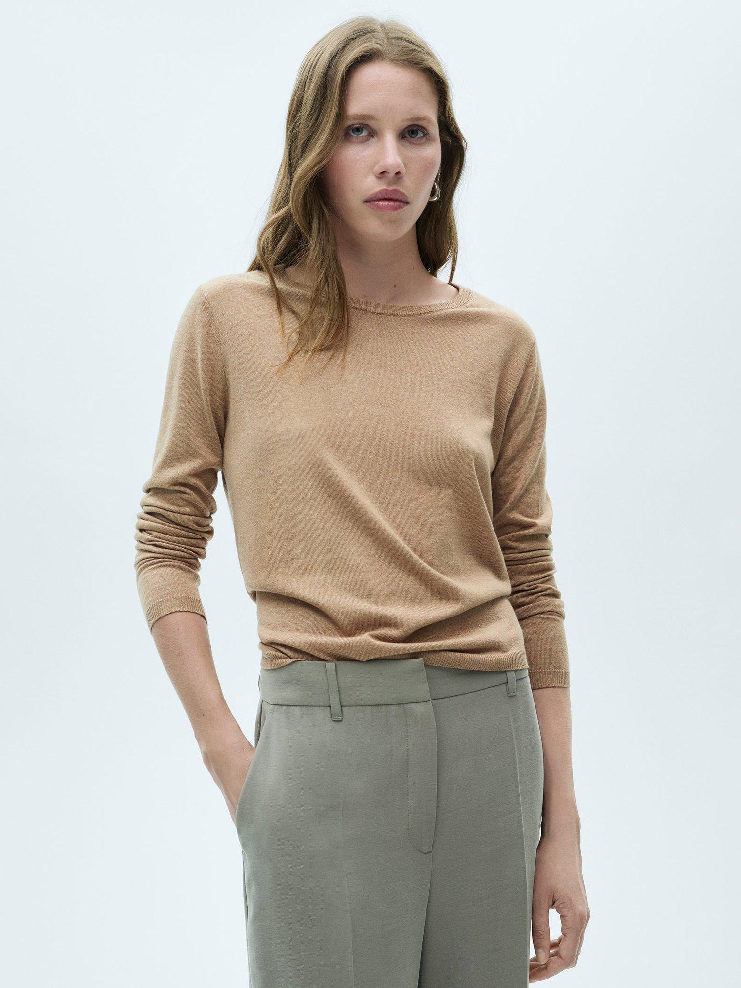 Mango Lucca Jumper Beige