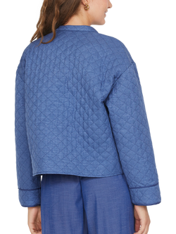 Sisters Point Vacuna Quilted Jacket, Denim Blue - view 2, Denim Blue