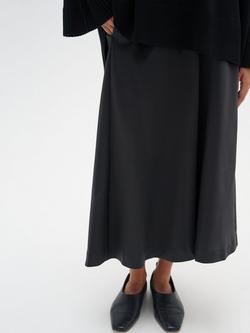 InWear Zilky Midi Skirt, Black, Black