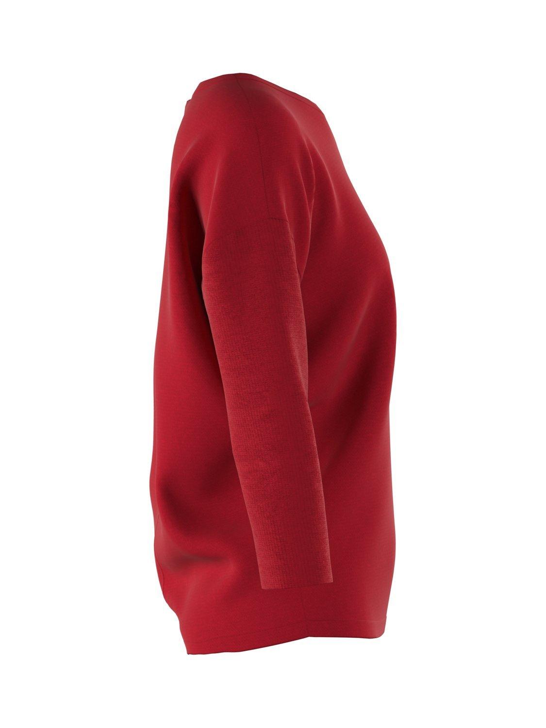 Product image 7 of 7, which shows Saint Tropez Mila 3/4 Sleeve Jumper, Red, XS